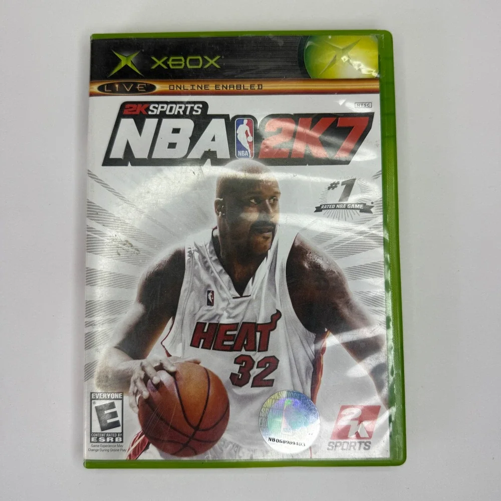 NBA 2K7 Xbox Video Game Shaq O'Neal Miami Heat Basketball Sports‎ Testedi